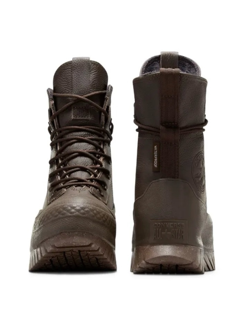 Converse Women's/Boys High-Top Utility Boot in Dark Brown - Picture 5 of 16